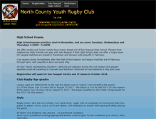 Tablet Screenshot of northcountyrugby.com